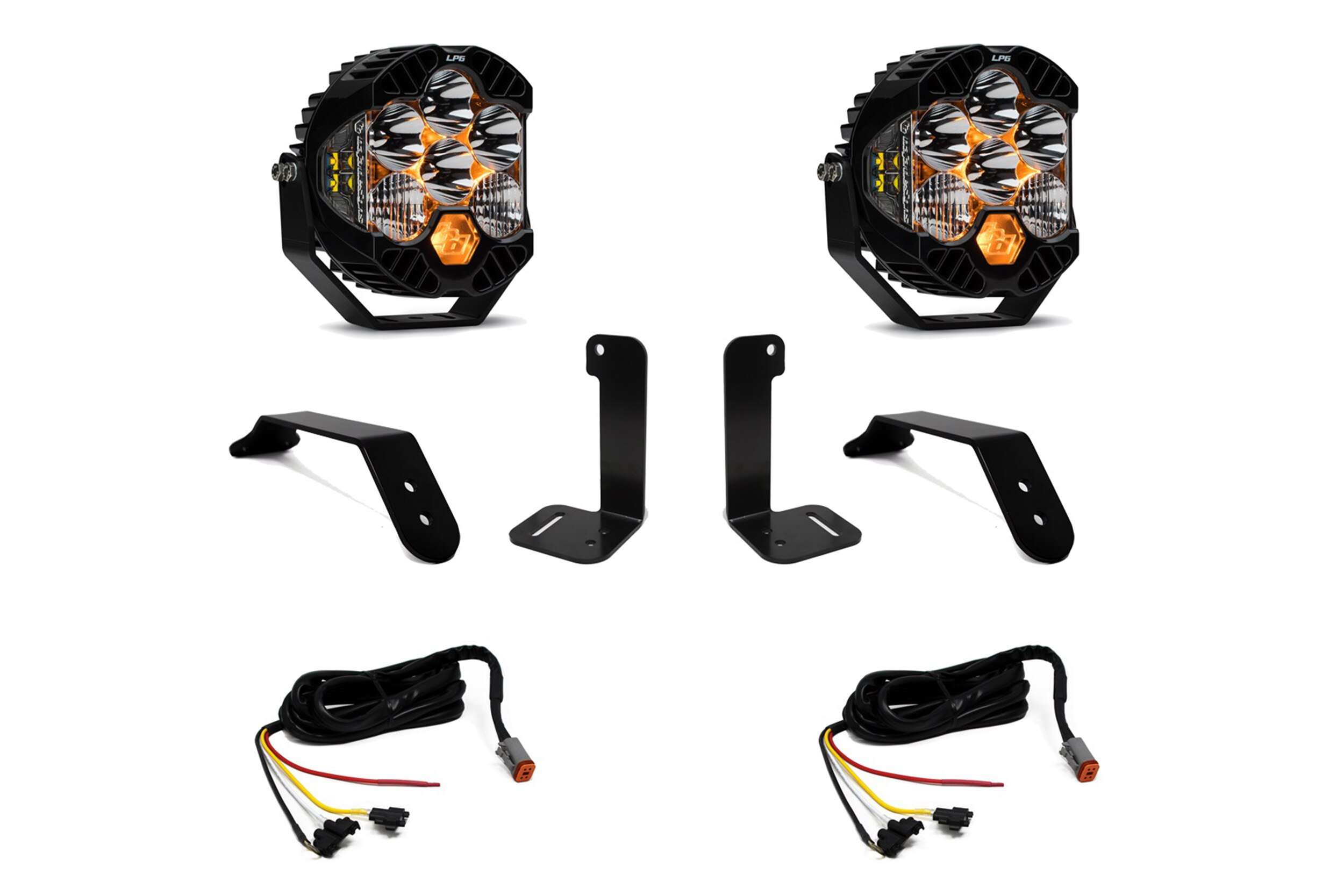 18-26 Jeep Wrangler JL LP6 Pro Bumper Light Kit (Plastic Bumper)